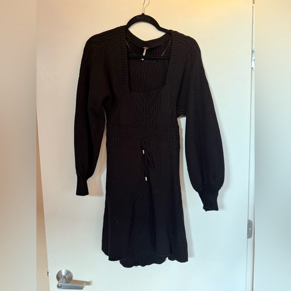 Free People Cable Knit Sweater Dress